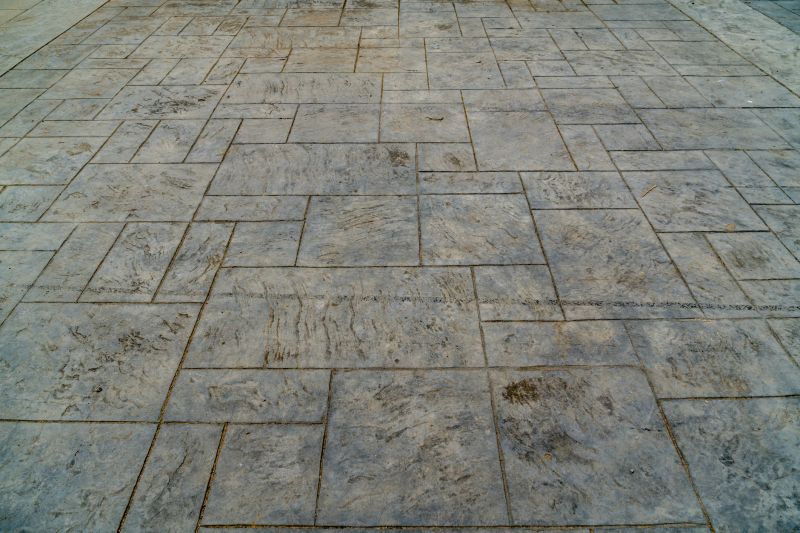 Driveway with Patterned Surface