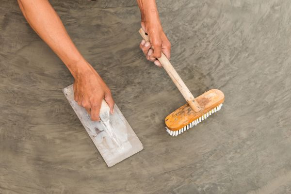 Driveway Concrete Staining in Chico
