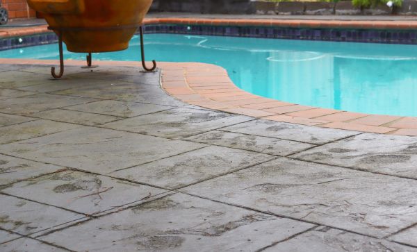 Stamped Patio Construction in Chico