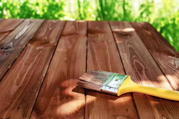 Patio Floor Staining in Chico